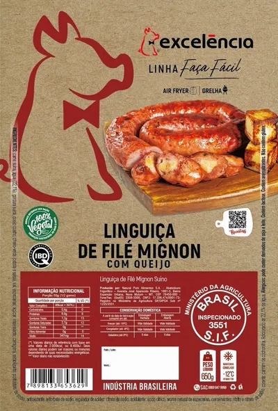 LINGUICA EXCELENCIA FILE MIGN C/QJO 650G