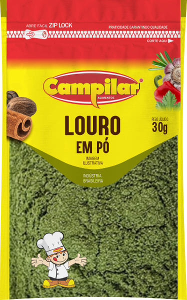 LOURO EM PO CAMPILAR 30G