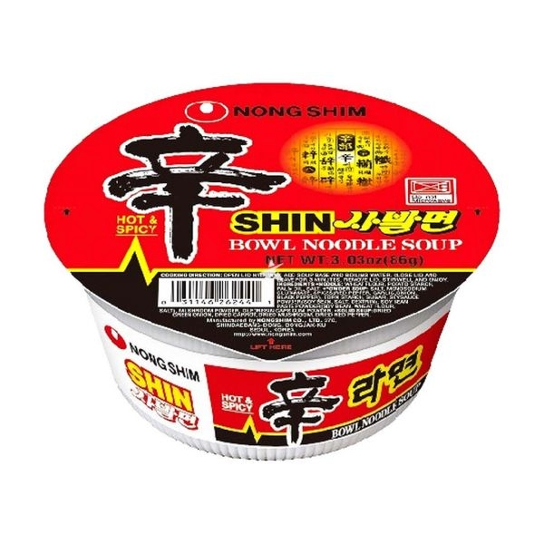 MAC INST TIGELA NONG SHIM 86G  HOT & SPI