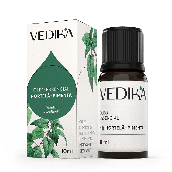 OLEO ESSENCIAL VEDIKA 10ML HORTELA PIMEN