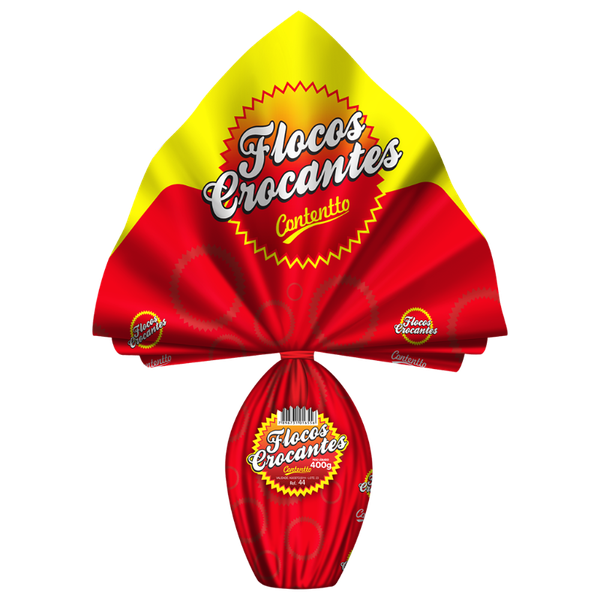 OVO PASCOA CONTENTTO FLOCO CROC  400G