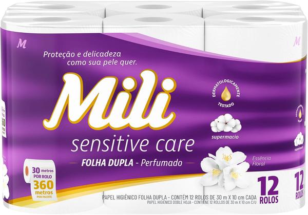 PAPEL HIG MILI FL DUPL 30MTS PERFUMADO L12P11