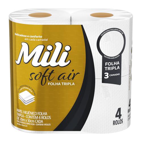 PAPEL HIG MILI SOFT AIR 20M FOLHA TRIPLA 4UN