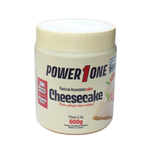 PASTA AMENDOIM POWER1ONE 600G CHEESECAKE