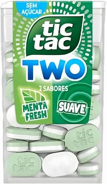 PASTILHA TIC TAC TWO 38.5GR MENTA FRESCA