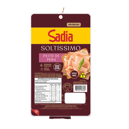 PEITO PERU SADIA FATIADO 200G