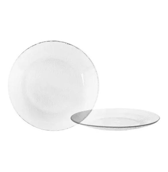 PRATO RASO VIDRO FORJADO 22,4CM