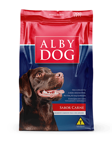 RACAO ALBY DOG CAESADULTO 1KG