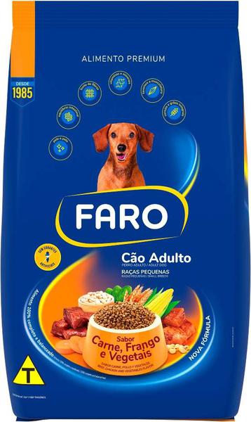 RACAO CAO FARO AD 7KG CARNE FRANGO VEGETAIS