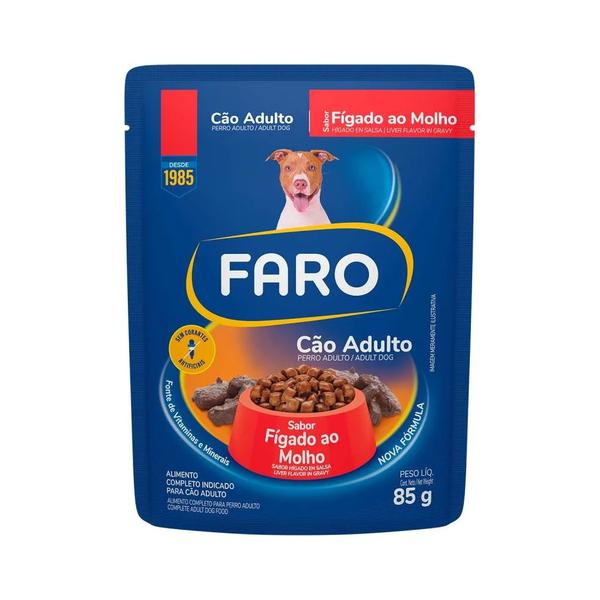 RACAO FARO CAO AD SCH 85G FIGADO