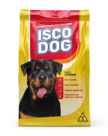 RACAO ISCO DOG ADULTO CARNE 7KG