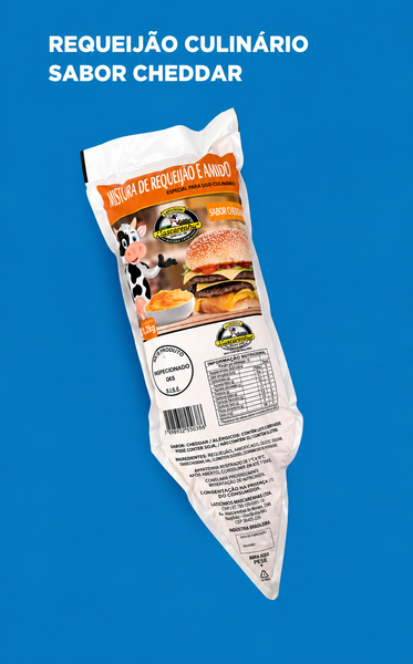 REQUEIJAO CHEDDAR CASTERLEITE BISN 1,2KG