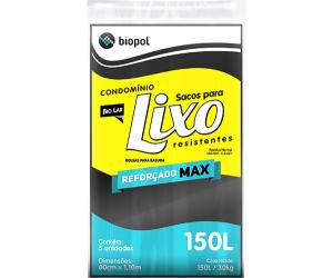SACO LIXO BIOLAR REF MAX RL 10UN 150L