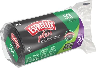 SACO LIXO ROLO ESFRELUX 50L 50UN