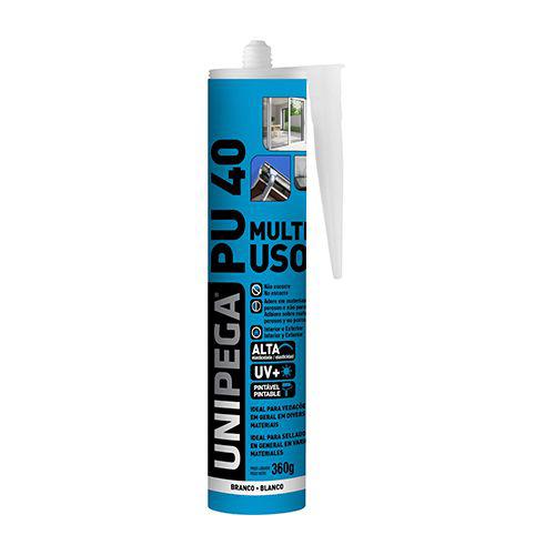 SELANTE UNIPEGA PU 40 MULT BRANCO 360ML