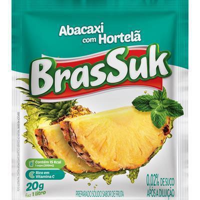 SUCO PO BRASSUK 20G ABAC C/HORTELA