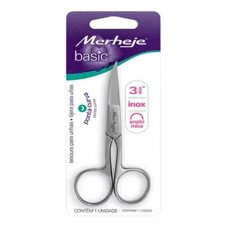 TESOURA ANATOMICA UNHAS  MERHEJE BASIC
