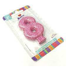 VELA ANIV JUNCO ROSA BEBE GLITTER N8
