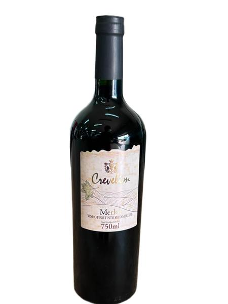 VINHO CREVELIM MERLOT TINTO SECO VD 750ML
