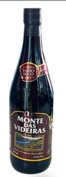 VINHO MONTE VIVIDEIRAS TT SECO 870ML