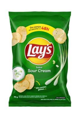 BATATA LAYS SOUR CREAM 62G