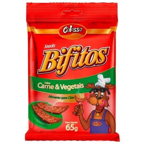BIFITOS COLOSSO CARNE/VEGETAIS 65G