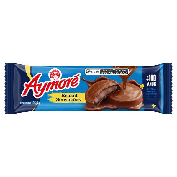 BISC AYMORE BISCUIT SENSACOES RECH CHOC 105.6G