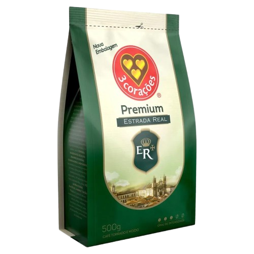 CAFE 3 CORACOES EST REAL PREMIUM 500G