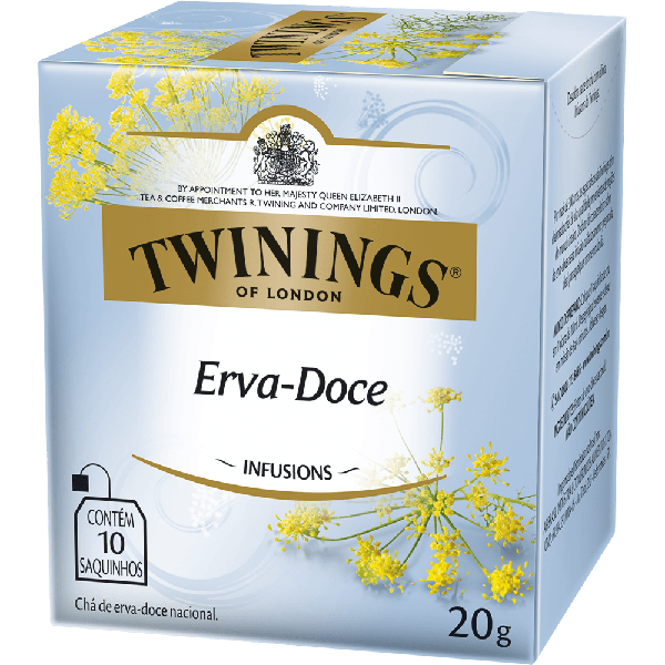 CHA TWININGS OF LONDON ERVA DOCE 20G C/10