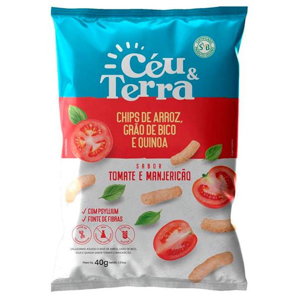CHIPS ARROZ CEU & TERRA TOMATE/MANJ 40G