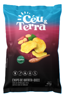 CHIPS CEU & TERRA MAND/BATATA DOCE 45G