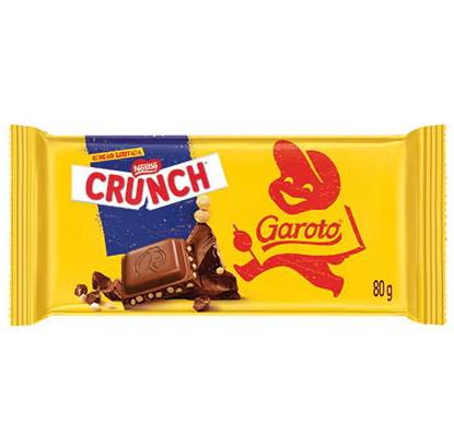 CHOC BR GAROTO CRUNCH 80G