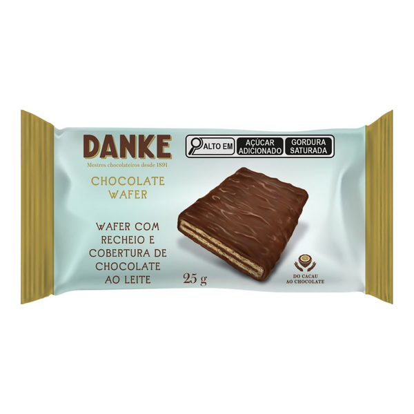 CHOC BR WAFER DANKE CHOC AO LEITE 25G