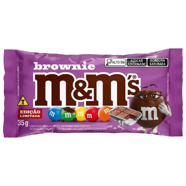 CONFEITO M&M BROWNIE 35G