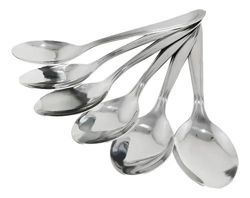 CONJ COLHER NZA INOX 18,8CM C/6UN