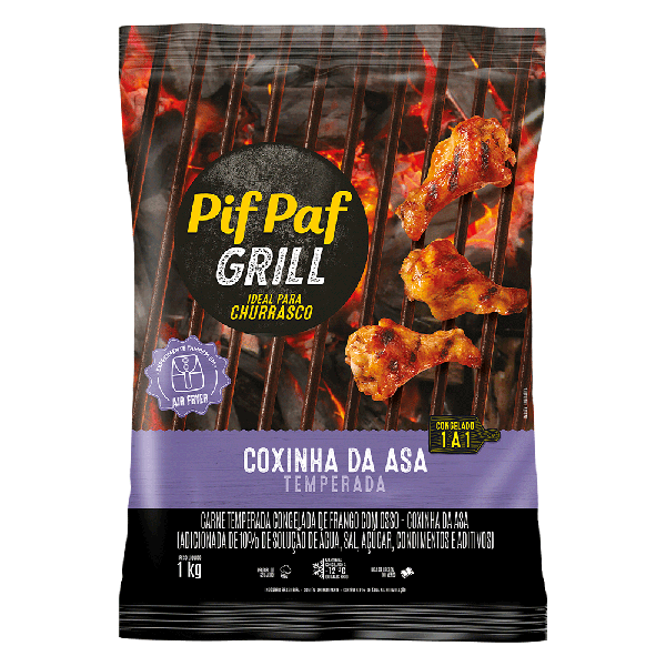 COXINHA ASA PIF PAF GRILL TEMP PCT 1KG