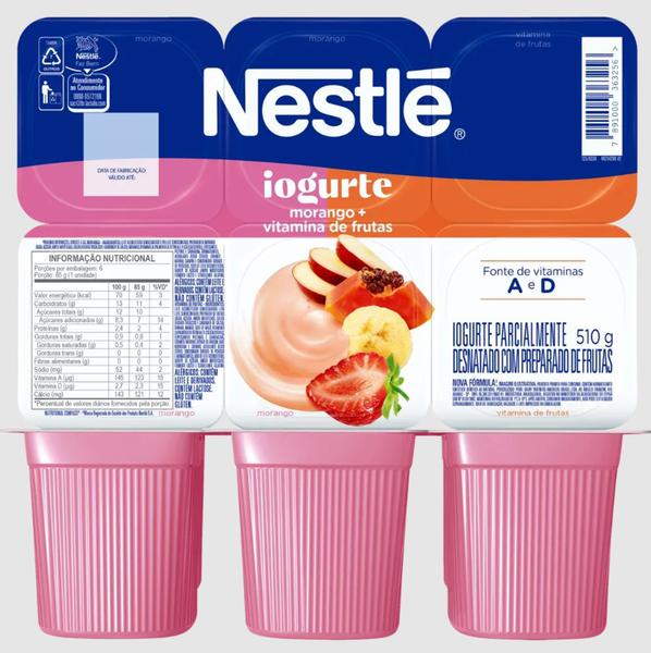 IOGURTE NESTLE BANDEIJA BI SABOR 510G