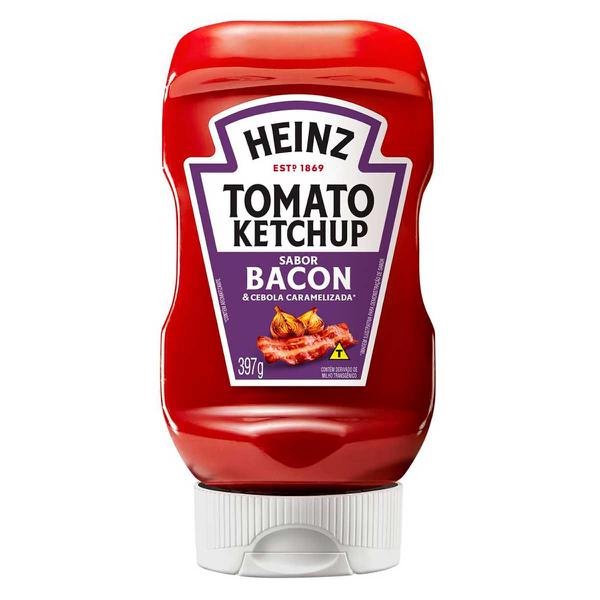 KETCHUP HEINZ BACON/CEBOLA PET 397G