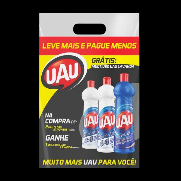 KIT UAU CLOR/DES/GTS M USO LAV 500ML LV3PG2