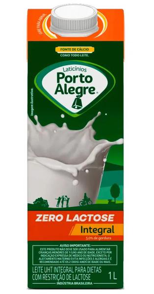 LEITE L VIDA PORTO ALEGRE ZERO LACTOSE INTEGRAL 1L