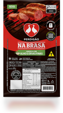 LING PERDIGAO NA BRASA TOSCANA C/ALHO E ERVAS 600G