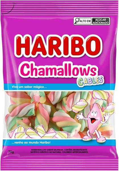 MARSHMALLOW HARIBO CHAMALLOWS CABLES 70G