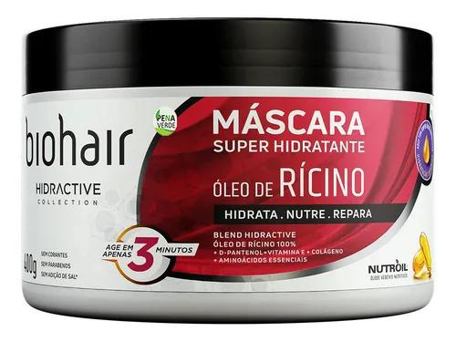 MASC HIDRATANTE OLEO DE RICINO BIOHAIR 400G