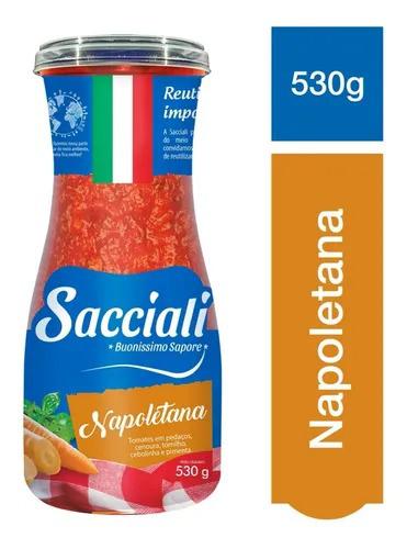 MOLHO TOMATE SACCIALI NAPOLETANA VD 530G
