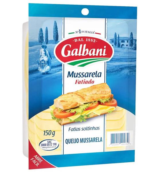 MUSSARELA GALBANI FAT TRAD 150G