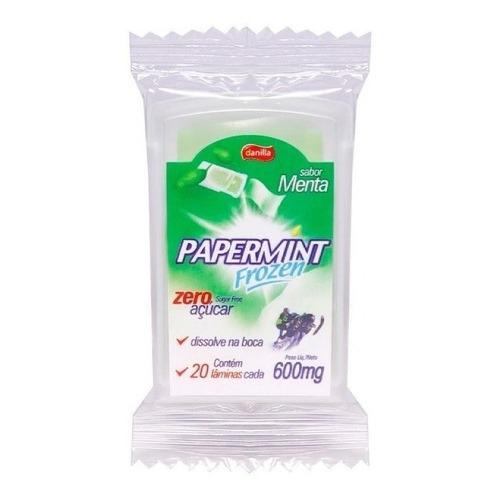 PASTILHA PAPERMINT MENTA ZR AC 600MG