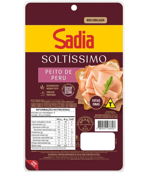 PEITO PERU DEF SADIA FAT 200G
