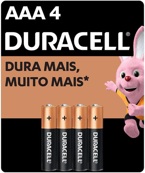 PILHA DURACELL ALC PALITO AAA CT C/4UN