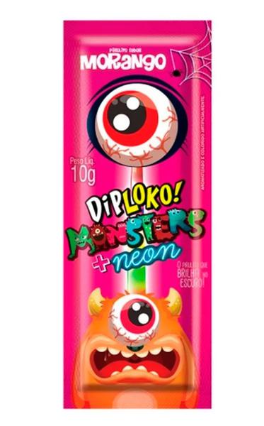 PIRULITO DIP LOKO NEON MONSTERS SAB 10G