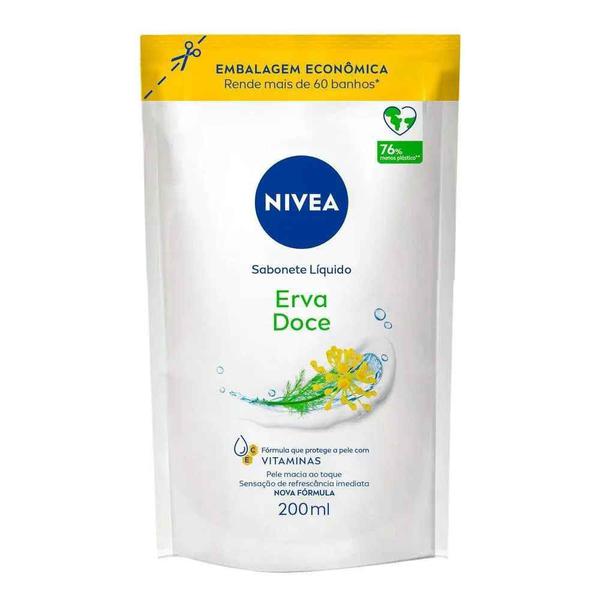 SAB LIQ NIVEA  ERVA DOCE SCH 200ML
